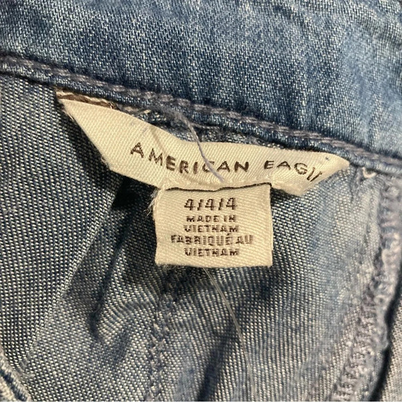 AMERICAN EAGLE Sz 4 High Rise Pleated Tennis Style Unlined Skater Skirt NEW - Picture 11 of 11